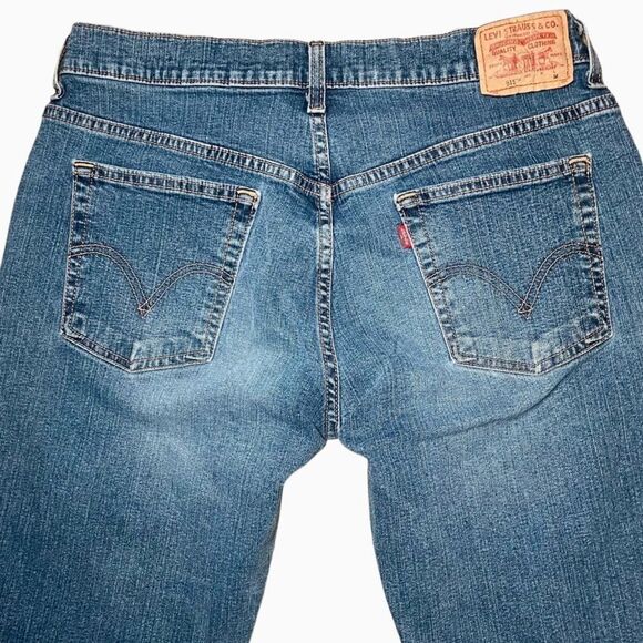 Levi’s 515 Vintage Nouveau Bootcut Jeans in Blue Wash Women’s 10 - Picture 5 of 8